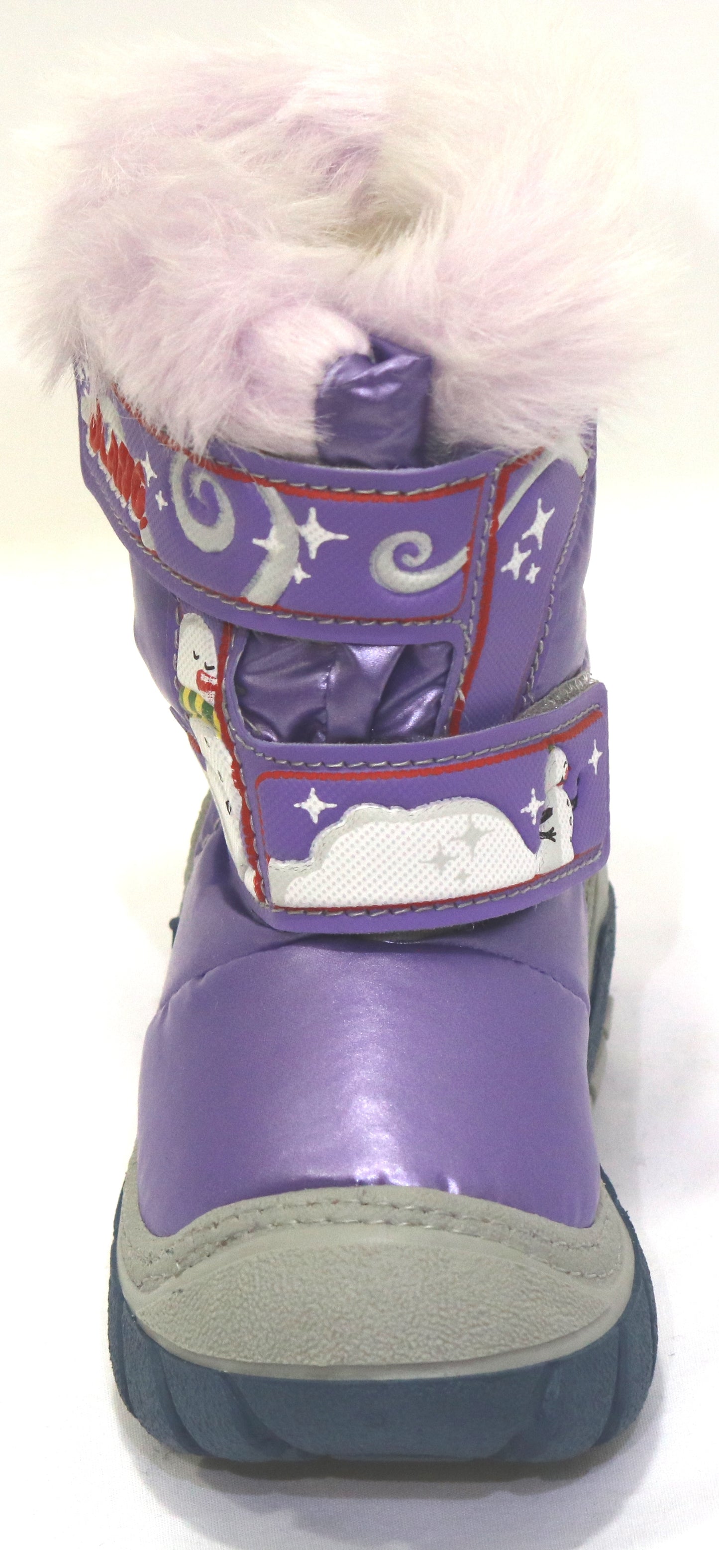 dopo sci bambina, impermeabile, tomaia idrorepellente, suola gomma antiscivolo, chiusura velcro