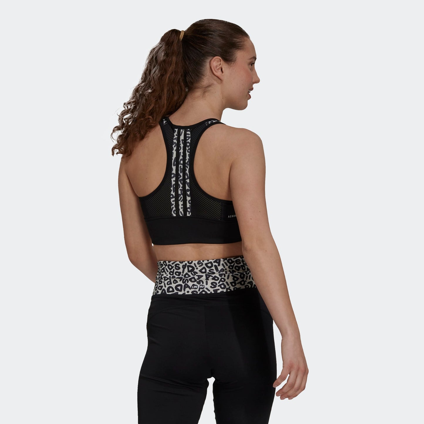 Adidas top  w farm cro tp black