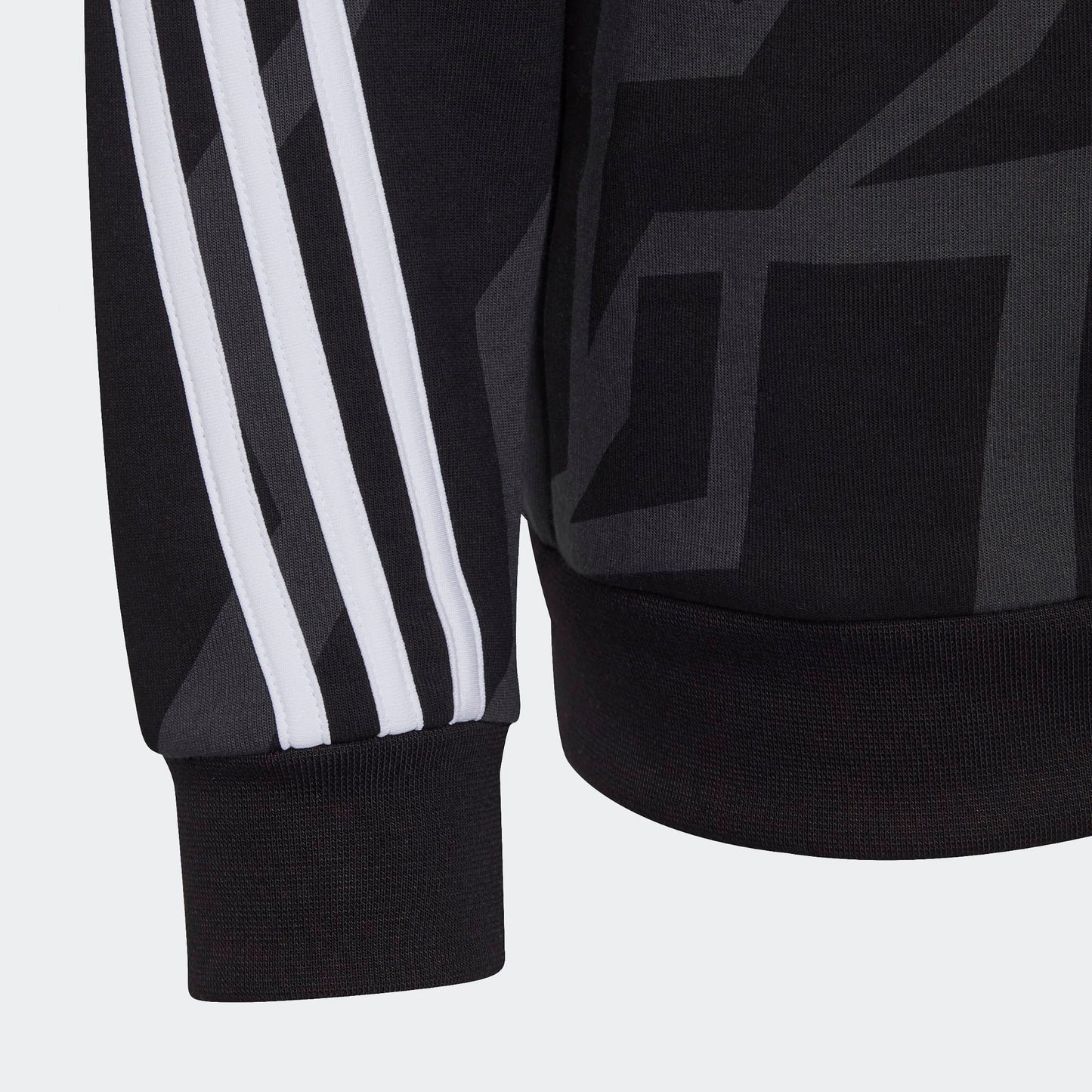 Adidas felpa cappuccio b fi 3s gra hd carbon/black/white
