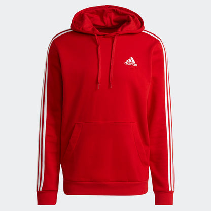 Adidas felpa cappuccio M 3s fl hd scarle/white