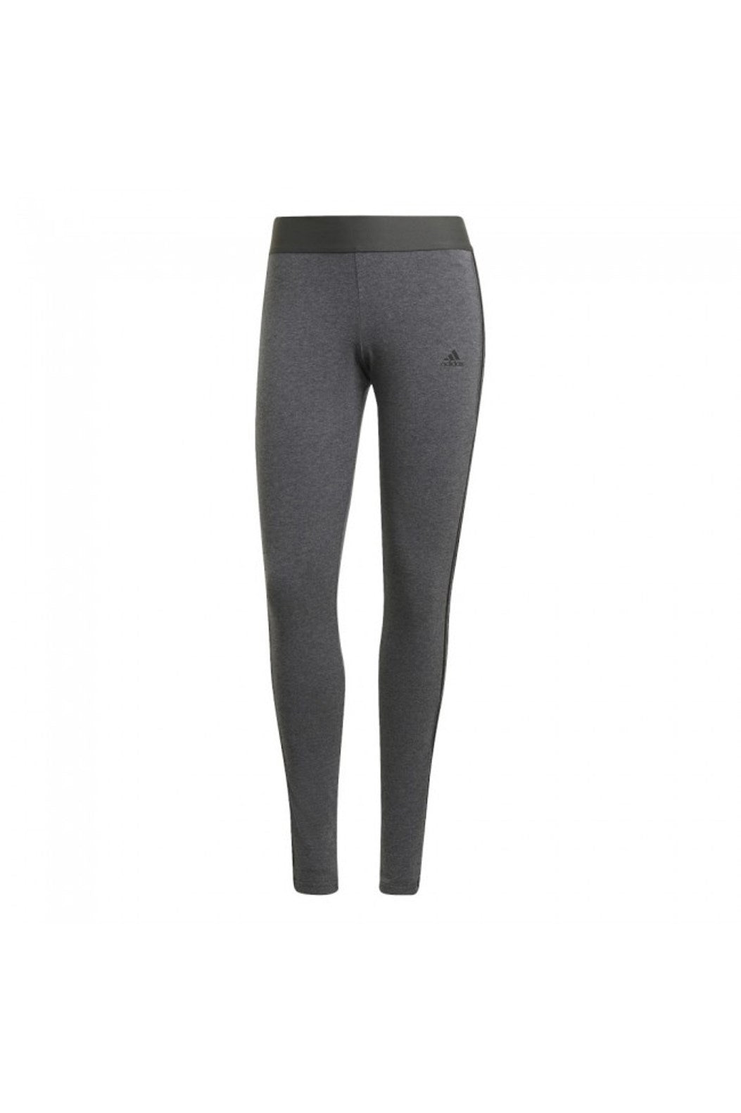 Adidas legging donna w 3v gamba grigioh/nero