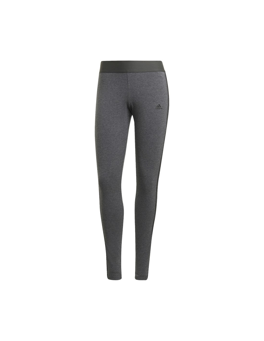Adidas legging donna w 3v gamba grigioh/nero