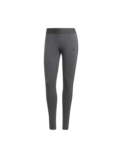 Adidas legging donna w 3v gamba grigioh/nero