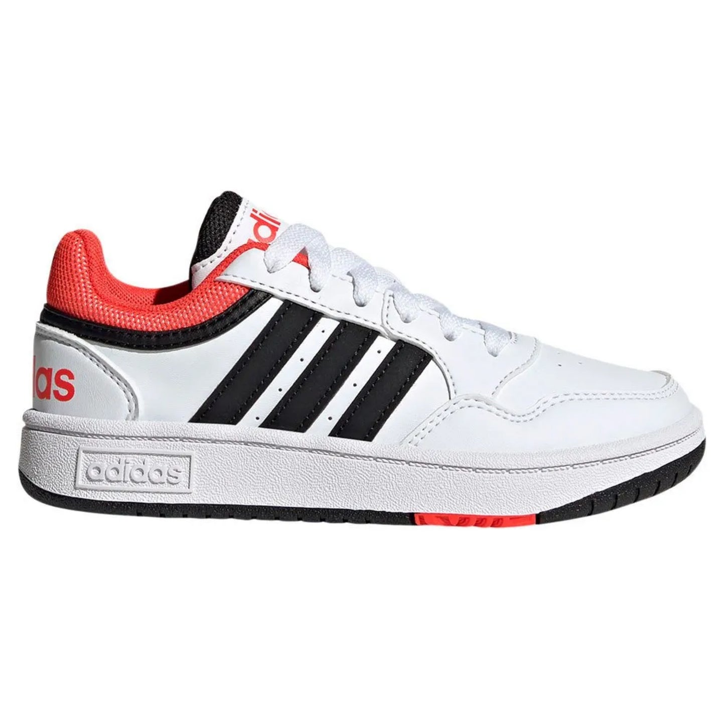 Adidas scarpa Hoops 3.0 k ftwwht/cblack/brired