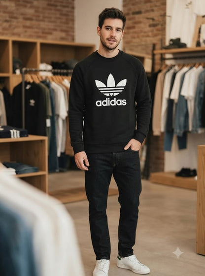 Adidas Original felpa giro collo unisex