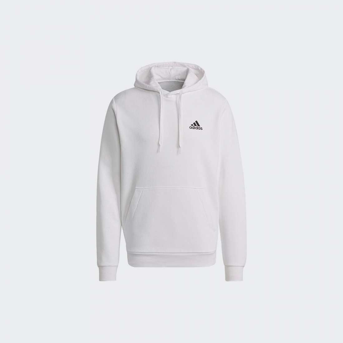 Adidas felpa cappuccio M feelcozy hd white/black