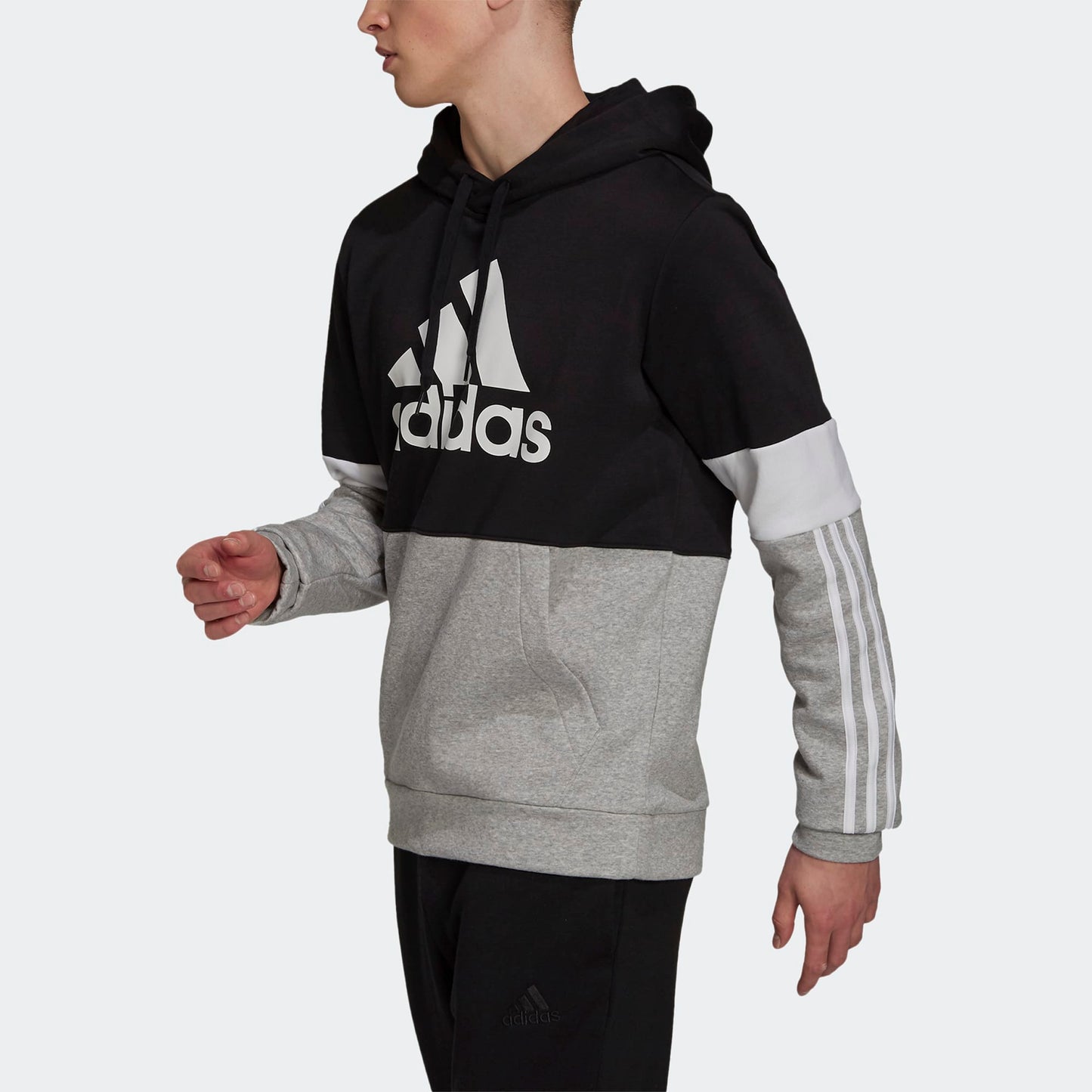 Adidas felpa cappuccio m cb hd black/white/mgreyh
