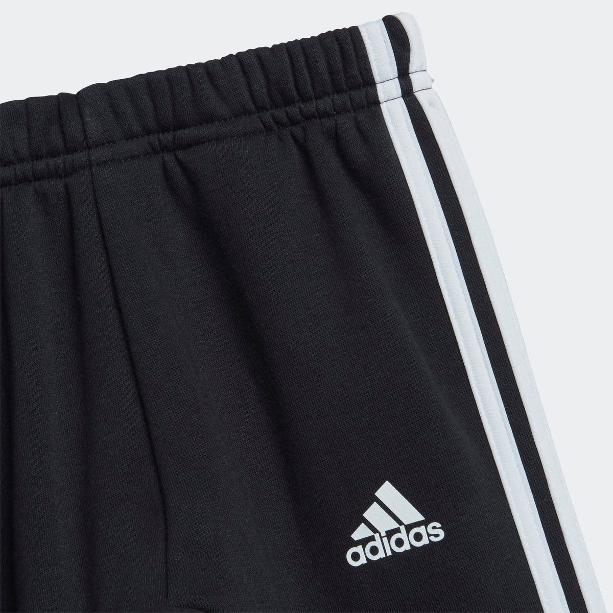 Adidas tuta giro collo baby i bos logo jog mgreyh/white