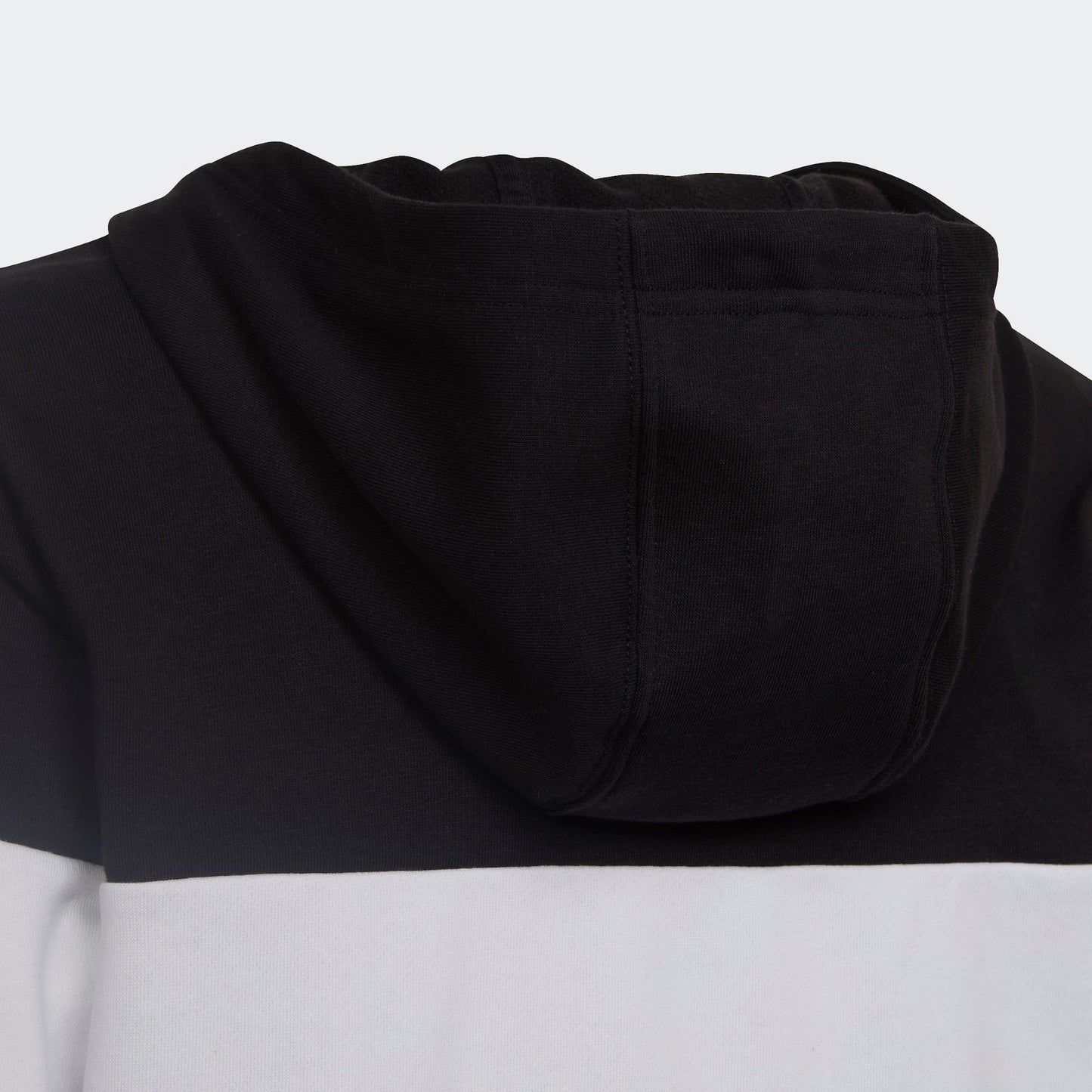 Adidas felpa cappuccio Jr cb fl hd black/mgreyh/white
