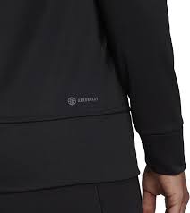 adidas felpa giro collo donna w gg bos hd swt black/white