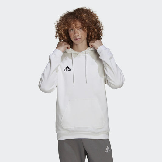 adidas felpa cappuccio felpato ent22 hoody white/black