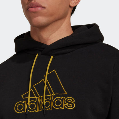 Adidas felpa giro collo cappuccio m fi wtr hoodie black