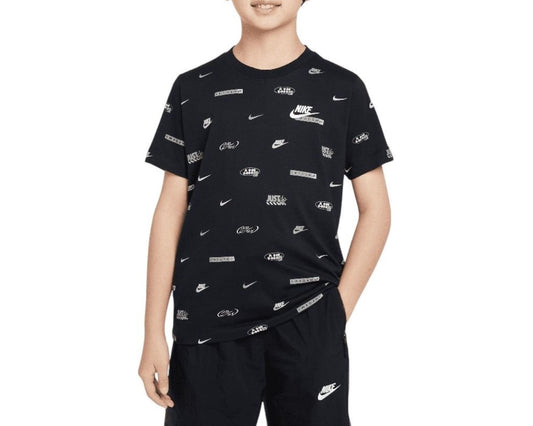 Nike t-shirt m/m con loghi piccoli