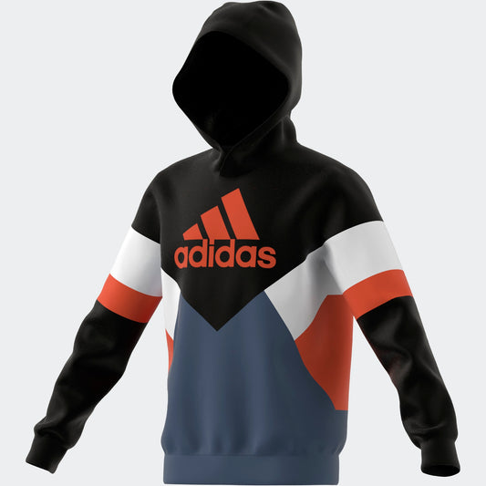 Adidas felpa cappuccio b cb fl hd black/wonste/seimor