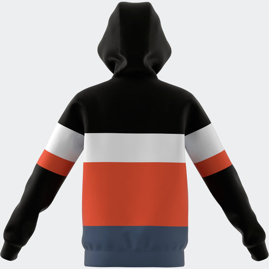 Adidas felpa cappuccio b cb fl hd black/wonste/seimor