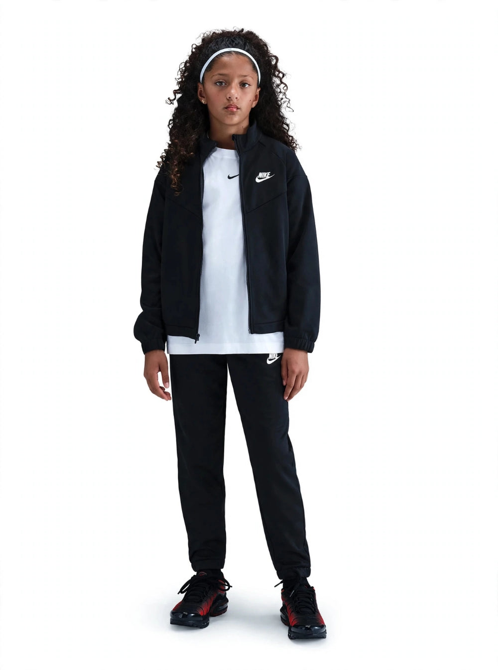Nike tuta zip  in poliestere