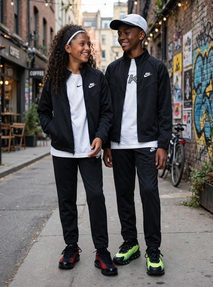 Nike tuta zip  in poliestere
