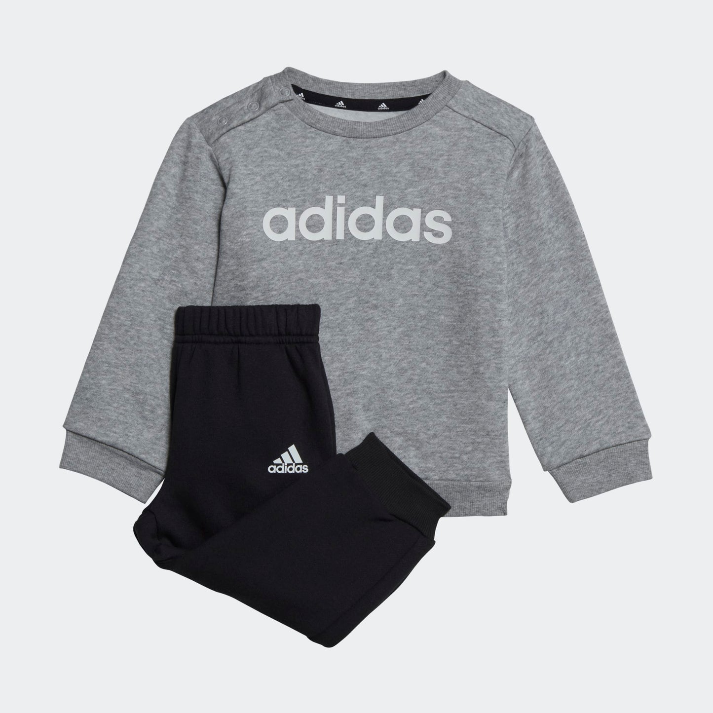 Adidas tuta baby i lin fl jog mgreyh/white
