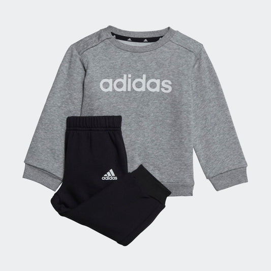 Adidas tuta baby i lin fl jog mgreyh/white