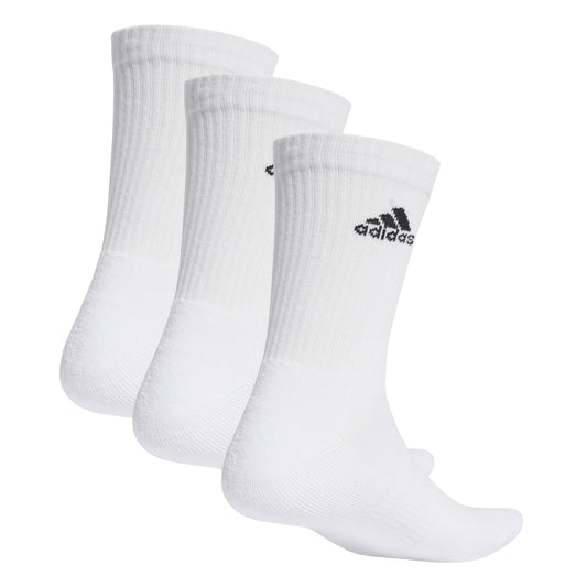 Adidas 3 paia calze medie  c spw crw 3p white/black
