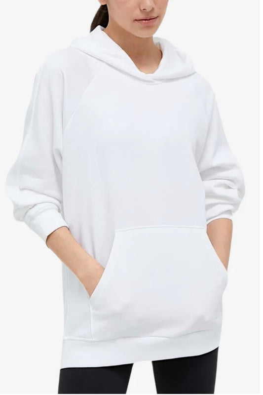 Adidas felpa cappuccio W all szn bf hd white