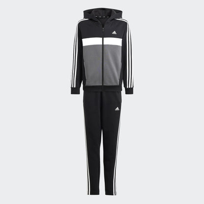ADIDAS TUTA ZIP LUNGA j 3s tib fl ts black/white/grefiv