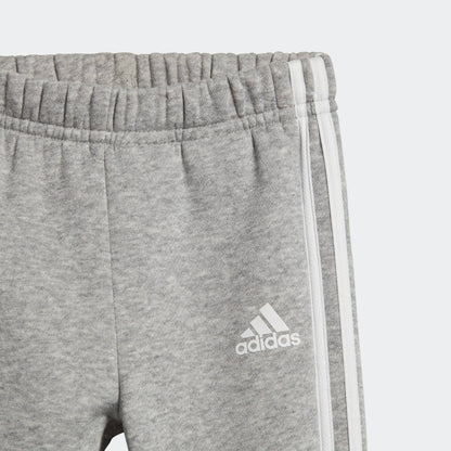 Adidas tuta zip lunga cappuccio i 3s fz fl jog selubl/white