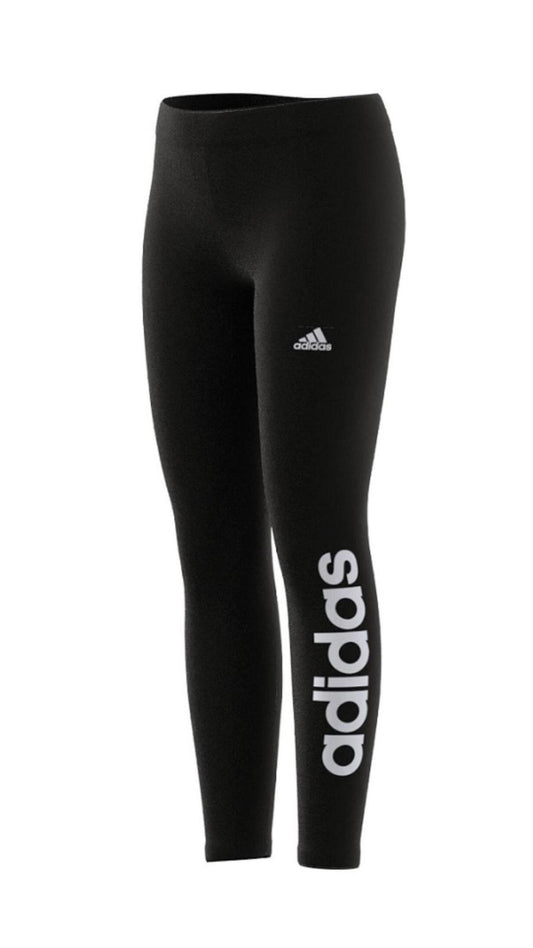 Adidas legging girl g lin tig nero/bianco