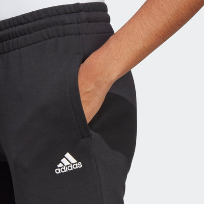 Adidas pantalone felpa granzata w lin ft cf pt nero/bianco