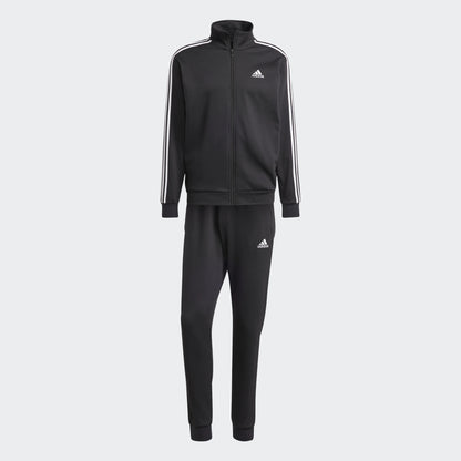 ADIDAS tuta zip lunga felpata m 3s fl tt ts black