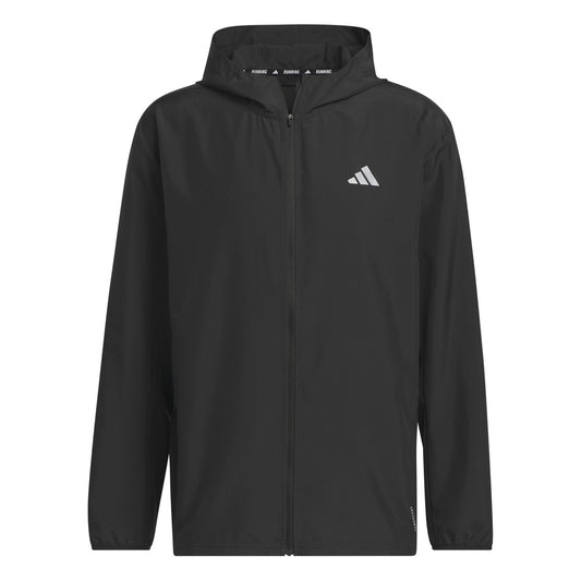 Adidas giacca run it nera (Migliora la tua corsa con la giacca Run It da uomo di adidas, progettata per migliorare le tue prestazioni e al contempo per la sostenibilità. Perfetta per qualsiasi condizione atmosferica, è dotata della tecnologia AEROREADY