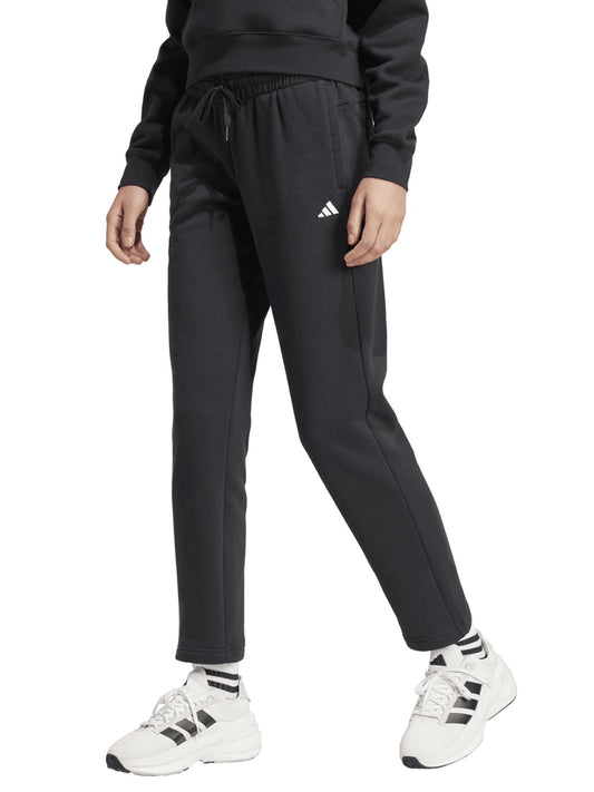 Adidas pantalone felpa w sl fc pt nero dritto