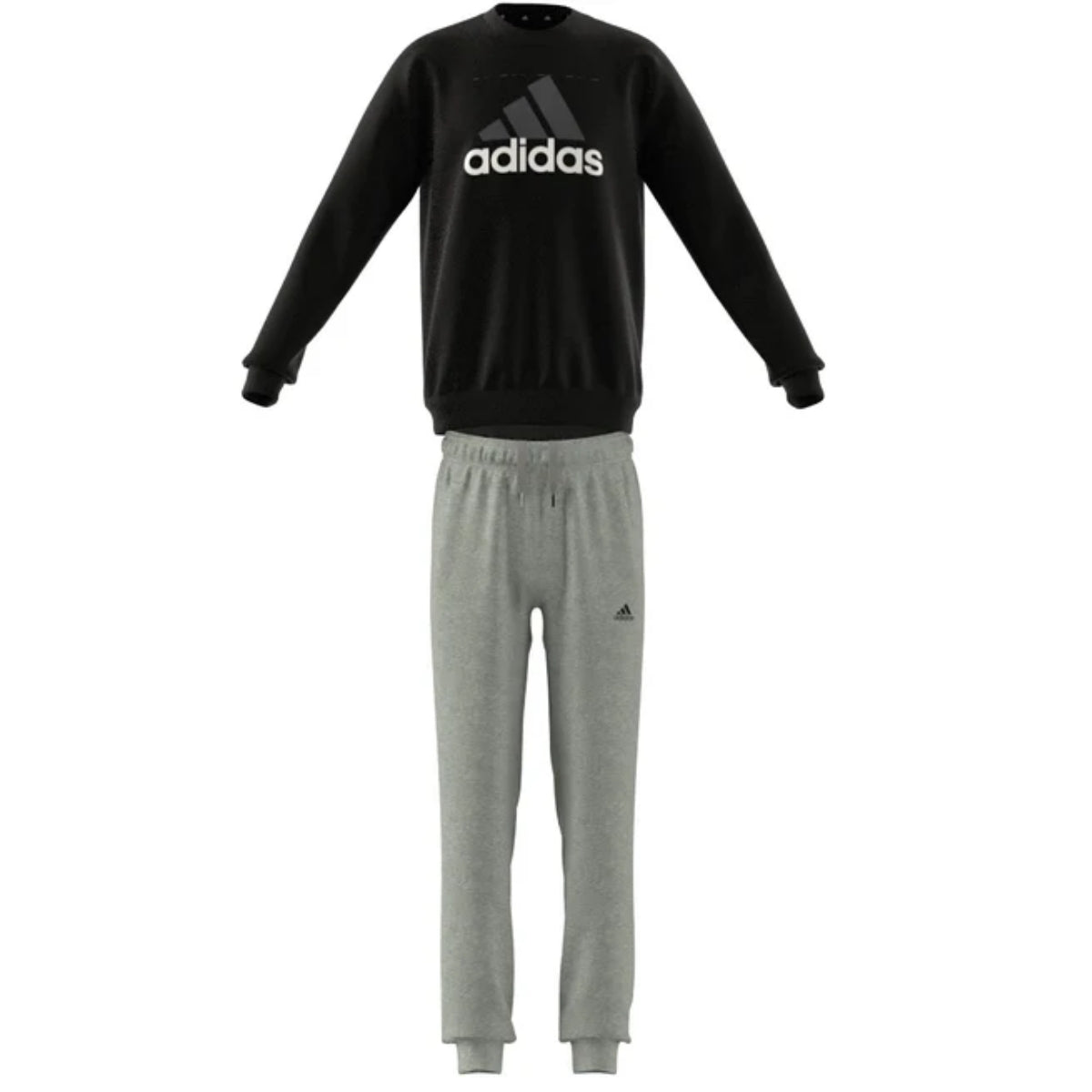 Adidas tuta giro collo JR j bl fl ts black