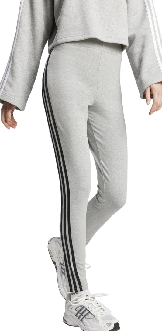 Adidas legging elasticizzato w fi 3s legging mgreyh/black