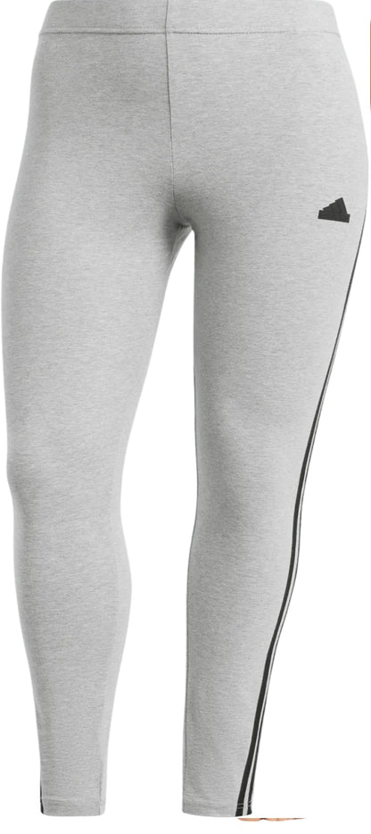 Adidas legging elasticizzato w fi 3s legging mgreyh/black