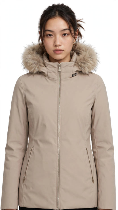 Yess-ZEE giaccone con cappuccio staccabile in soft shell