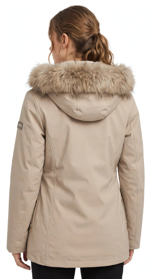 Yess-ZEE giaccone con cappuccio staccabile in soft shell