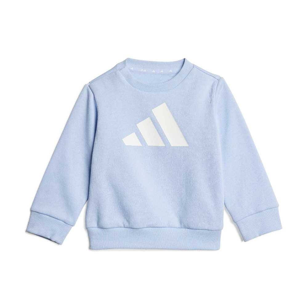 Adidas tuta baby giro collo flc i bl fl jog 240 globlu/white