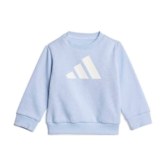 Adidas tuta baby giro collo flc i bl fl jog 240 globlu/white