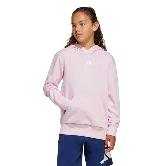 Adidas felpa giro collo bambina clsc bars bp black/white