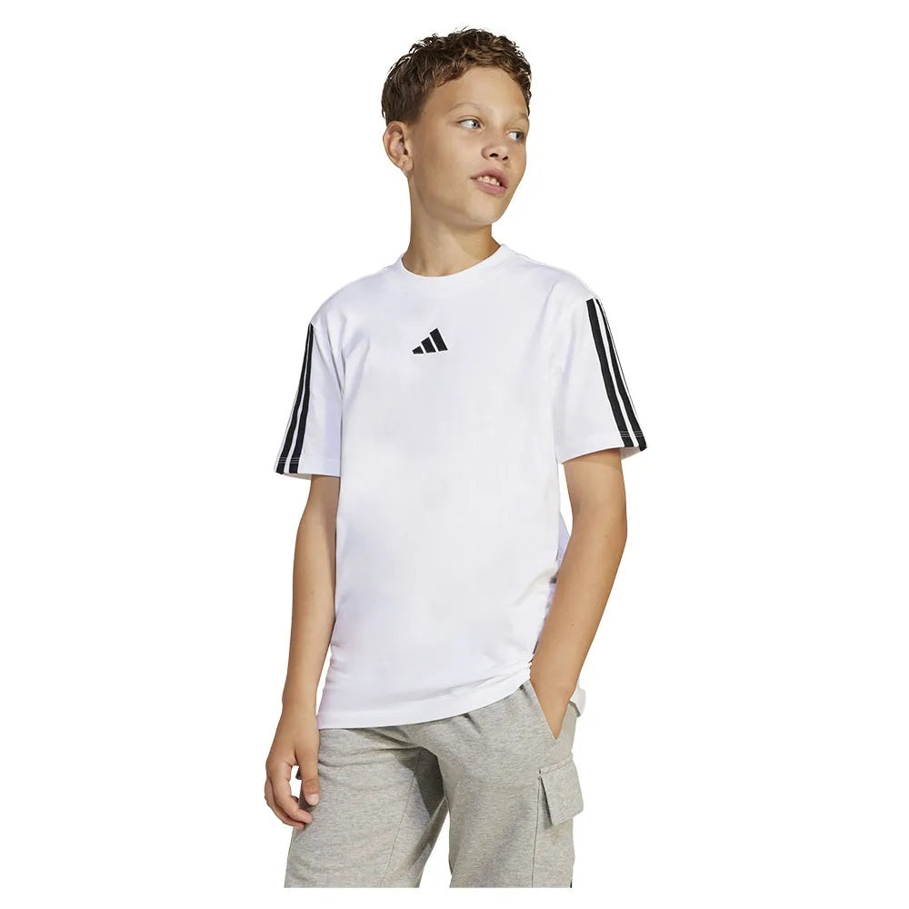 Adidas t-shirt JR j 3s tee 160 white/black