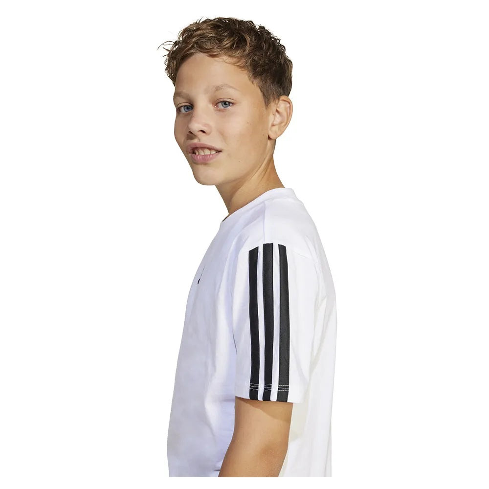 Adidas t-shirt JR j 3s tee 160 white/black