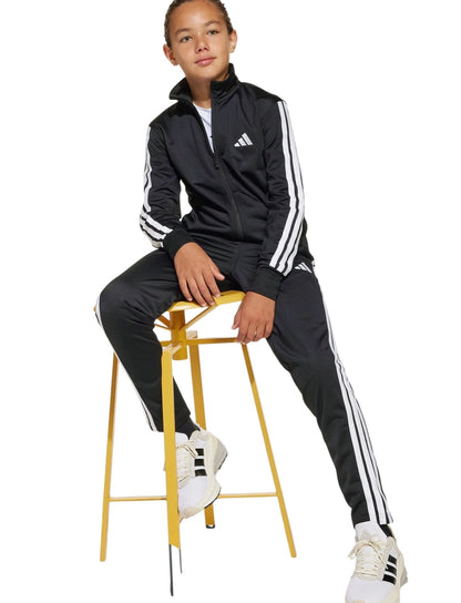 Adidas tuta zip lunga Jr 3 stripes