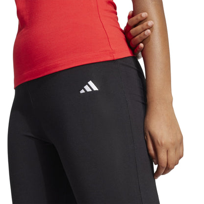 Adidas pantalone a zampa w sl sj flarleg black/white