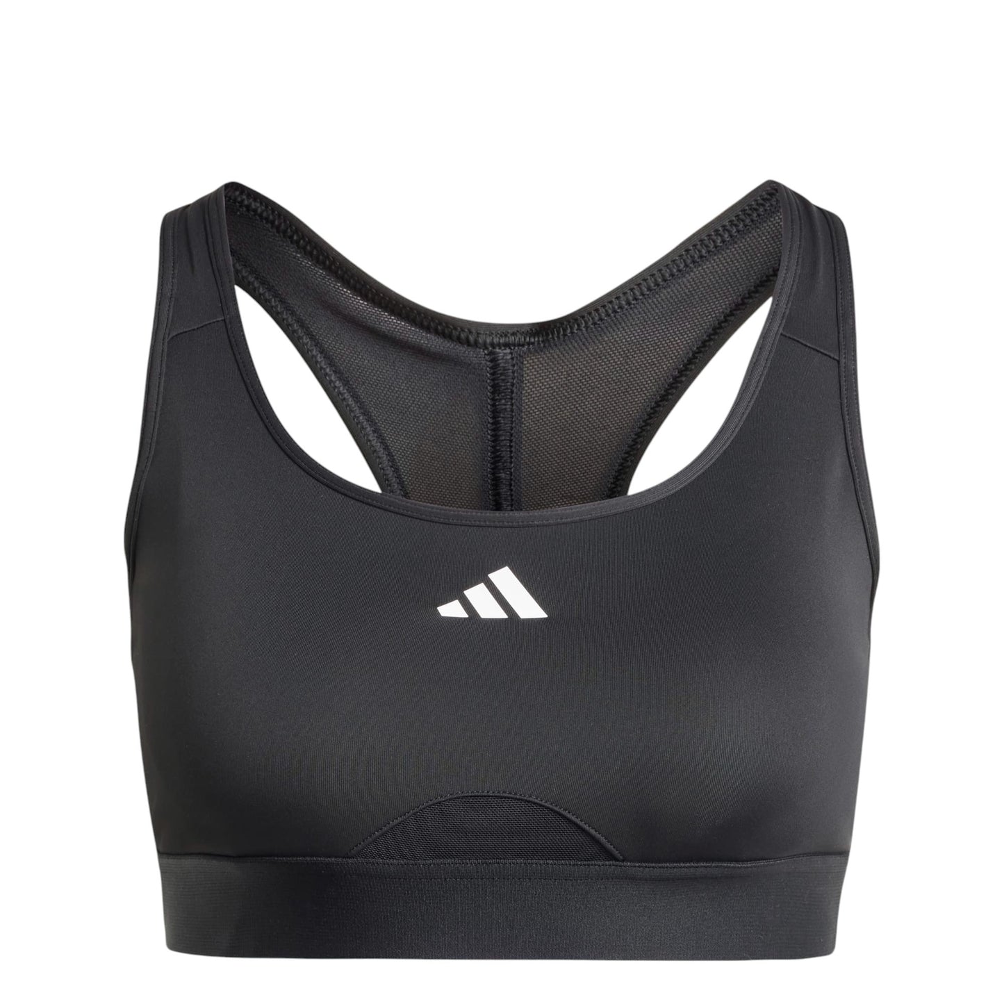 Adidas top elasticizzato con tecnologia AEROREADY pwrct bra black