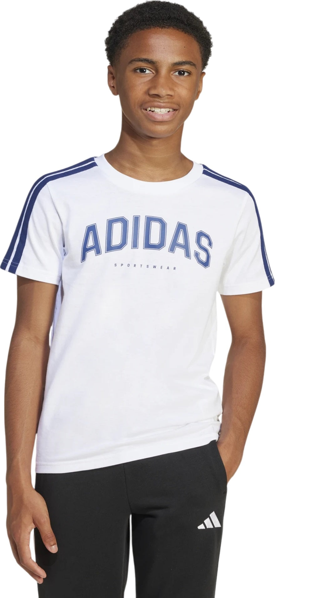 Adidas t-shirt m/mj c colleg tee white