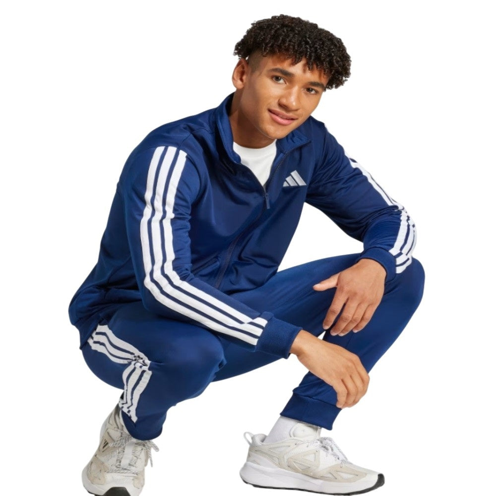 Adidas tuta zip lunga 3ST essential 3s