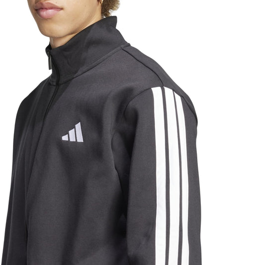 Adidas tuta zip lunga m 3s fl tt ts nero