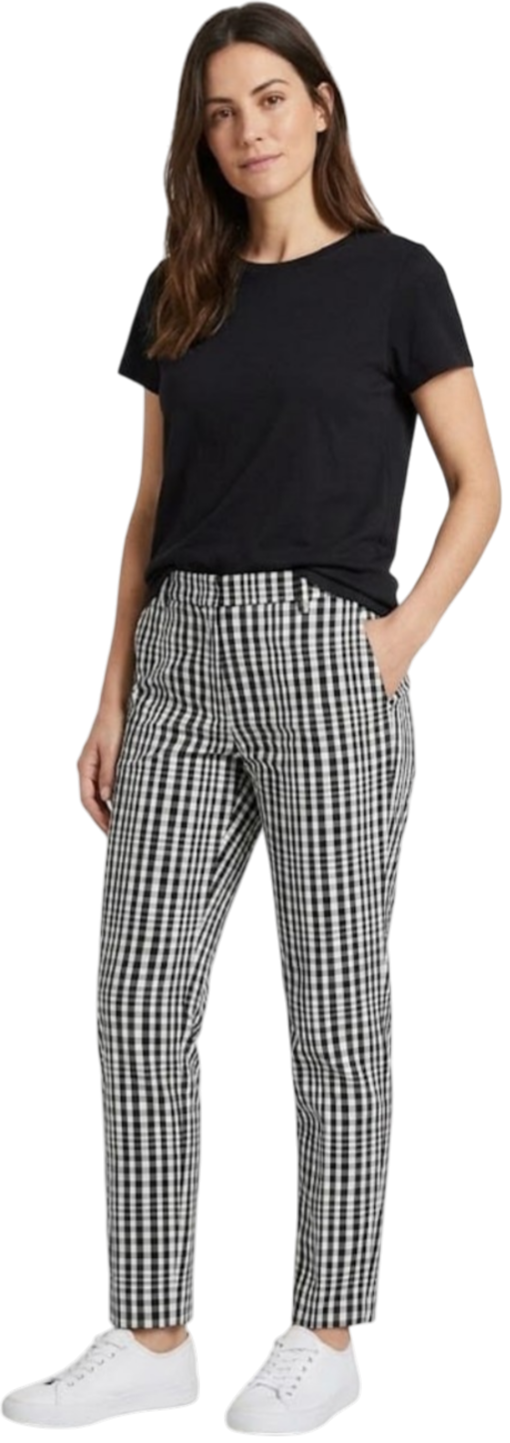 Jaggy pantalone donna a quadri donna corazon