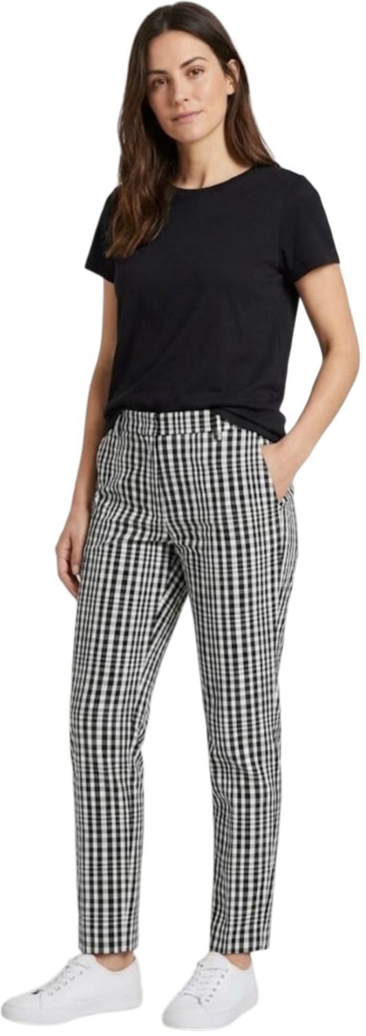 Jaggy pantalone donna a quadri donna corazon